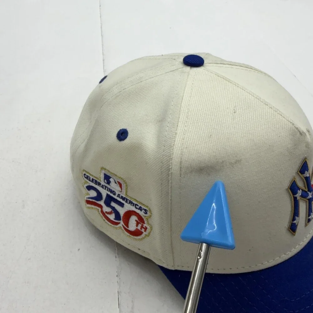 New York Yankees Hat Cap Snap Back One Size White MLB Baseball 9FORTY New Era